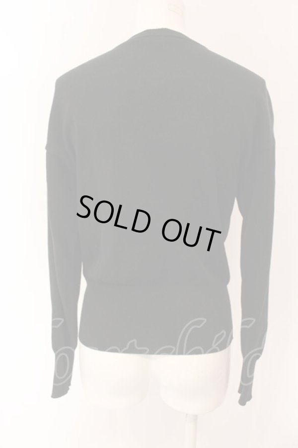 画像5: ヴィヴィアンウエストウッド 中古 / カラーオーブ刺繍カーディガン XS ブラック  O-25-03-16-007-to-YM-OS (5)