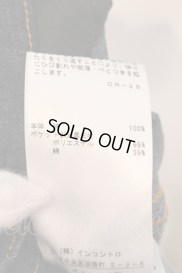 画像5: ヴィヴィアンウエストウッド Anglomania and Lee 中古 / LOVEROCK シャツ ワンピース S インディゴ  O-25-03-16-010-op-IG-OS (5)