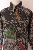 画像2: ヴィヴィアンウエストウッド MAN 中古 / FRAT HOUSE ビッグ クラシックシャツ  グレー×マルチ  O-25-03-16-011-bl-IG-OS (2)