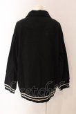 画像4: ヴィヴィアンウエストウッド 中古 / オーガニックコットン裏毛バーシティ-ジャケット 00 ブラック×ホワイト×レッド  O-25-03-16-013-jc-IG-OS (4)