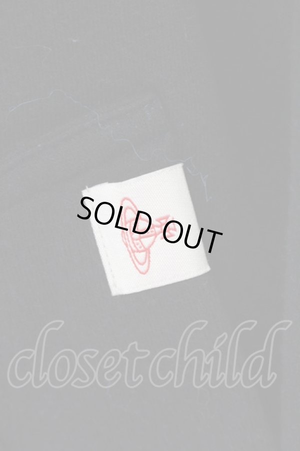 画像2: ヴィヴィアンウエストウッド 中古 / ZIPUP変形パーカー 00 ブルーxブラック  O-25-03-16-015-to-YM-OS (2)