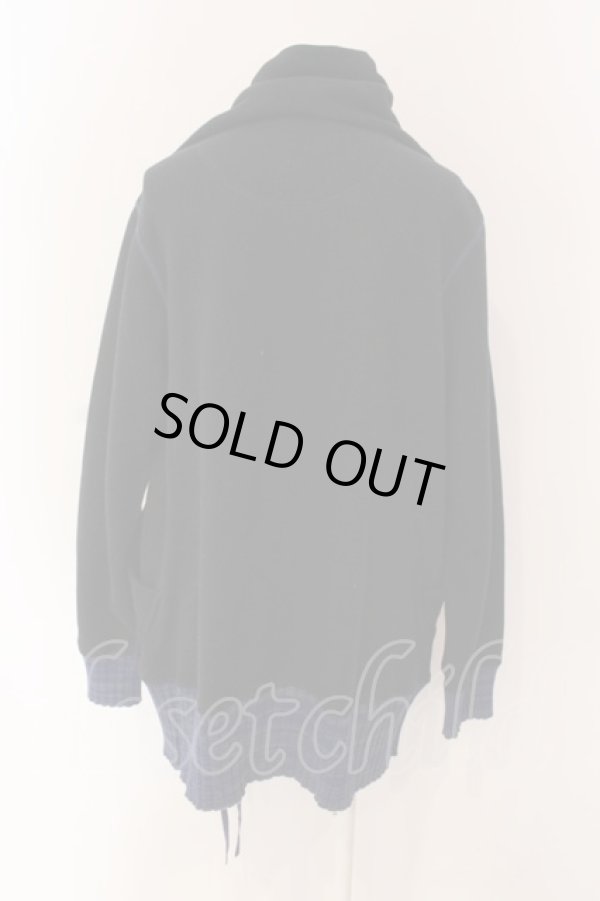 画像4: ヴィヴィアンウエストウッド 中古 / ZIPUP変形パーカー 00 ブルーxブラック  O-25-03-16-015-to-YM-OS (4)