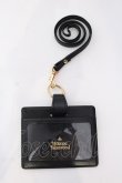 画像2: ヴィヴィアンウエストウッド 中古 / ヴィンテージウォーターオーブIDケース  ブラック  O-25-03-23-024-gd-IG-OS (2)