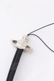 画像2: ヴィヴィアンウエストウッド 中古 / chatelaine strap ストラップ  ブラック×シルバー  O-25-03-23-025-gd-IG-OS (2)