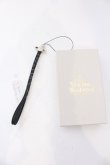 画像3: ヴィヴィアンウエストウッド 中古 / chatelaine strap ストラップ  ブラック×シルバー  O-25-03-23-025-gd-IG-OS (3)