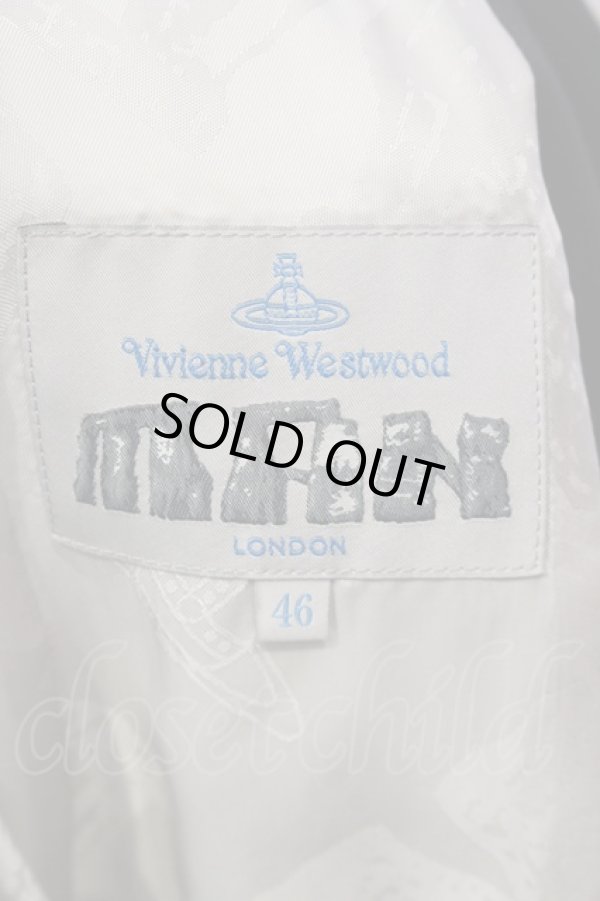 画像7: ヴィヴィアンウエストウッド MAN 中古 / シングルセットアップスーツ 46 ブラック  O-25-03-23-002-su-SZ-ZH (7)