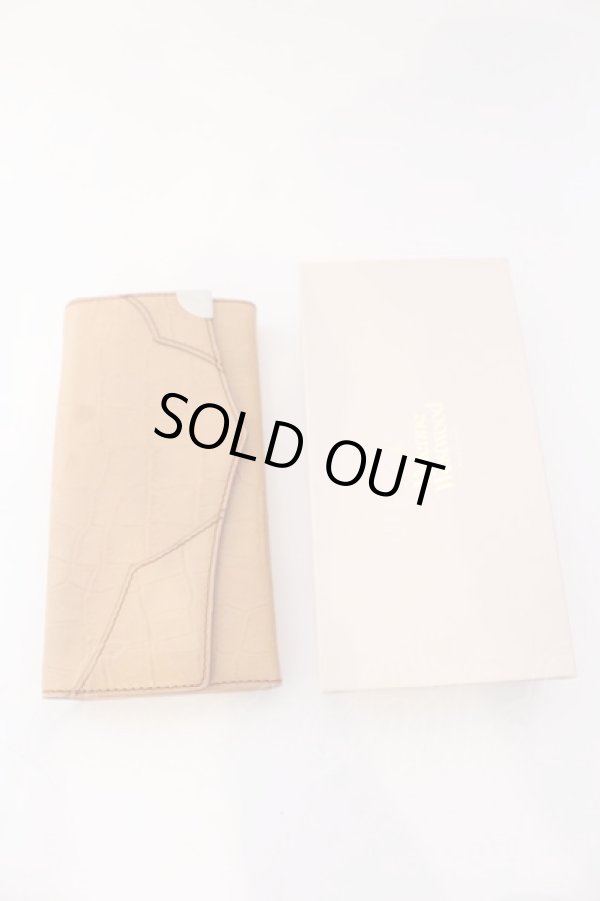 画像6: ヴィヴィアンウエストウッド 中古 / レザークロコ長財布  ベージュ  O-25-03-23-030-wa-IG-ZH (6)