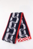 画像2: ヴィヴィアンウエストウッド 中古 / マフラータオル  ネイビーｘレッド  O-25-03-23-044-gd-YM-OS (2)