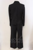 画像3: ヴィヴィアンウエストウッド MAN 中古 / ストライプ切替デニムセットアップ 46 ブラック  O-25-03-23-003-su-YM-OS (3)