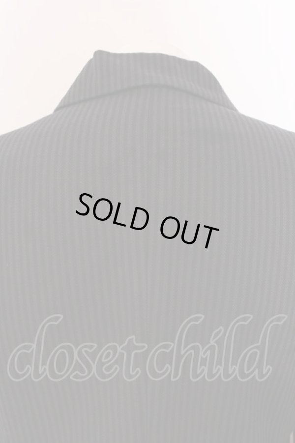 画像4: ヴィヴィアンウエストウッド MAN 中古 / ストライプ切替デニムセットアップ 46 ブラック  O-25-03-23-003-su-YM-ZH (4)