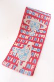 画像2: ヴィヴィアンウエストウッド 中古 / フェイスタオル  ピンクｘブルー  O-25-03-23-050-gd-YM-OS (2)