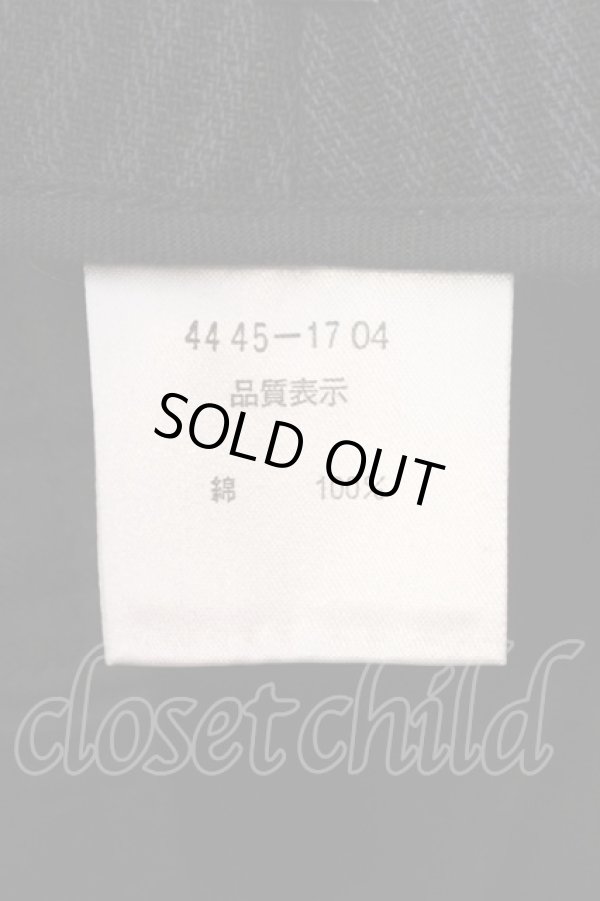 画像10: ヴィヴィアンウエストウッド MAN 中古 / ストライプ切替デニムセットアップ 46 ブラック  O-25-03-23-003-su-YM-ZH (10)