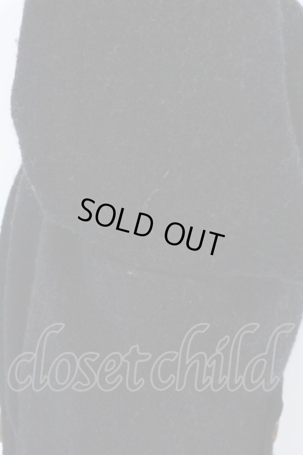 画像3: ヴィヴィアンウエストウッド 中古 / ベルベット切替ダブルボタンジャケット 2 グレー×ブラック  O-25-03-23-007-jc-IG-OS (3)