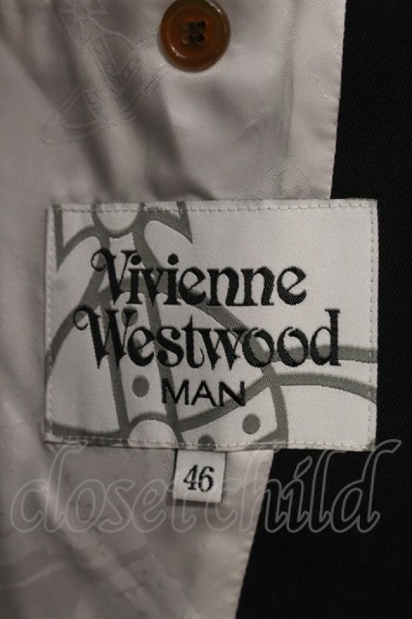 画像7: ヴィヴィアンウエストウッド MAN 中古 / DLスーツ 46 ブラック  O-25-03-23-001-su-YM-ZI (7)
