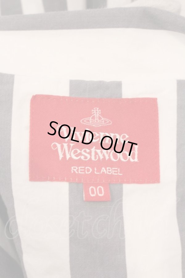 画像4: ヴィヴィアンウエストウッド 中古 / マリンストライプワンピース 00 ホワイト  O-25-03-23-010-op-SZ-ZH (4)