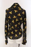 画像4: ヴィヴィアンウエストウッド 中古 / PRINTED CREPE DE CHINE DRUNKEN シャツ 40 ブラック  O-25-03-23-012-bl-YM-ZH (4)