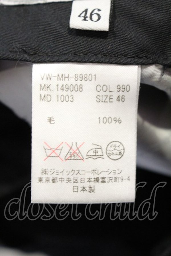 画像9: ヴィヴィアンウエストウッド MAN 中古 / DLスーツ 46 ブラック  O-25-03-23-001-su-YM-ZI (9)