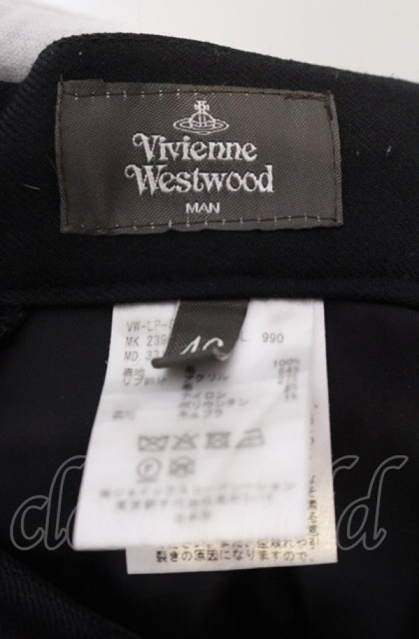 画像4: ヴィヴィアンウエストウッド MAN 中古 / MA-1 トラウザーズパンツ 46 ブラック  O-25-04-06-023-pa-YM-ZH (4)