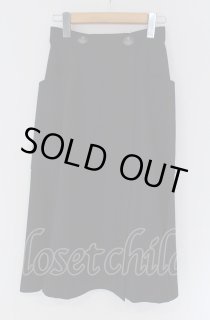 ヴィヴィアンウエストウッド 変形 フレア スカート オーブ 総柄 ブラック 2 美品 Vivienne Westwood RED LABEL ヴィヴィアンウエストウッド