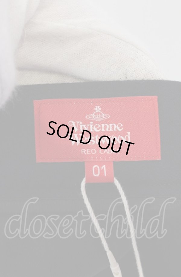 画像3: ヴィヴィアンウエストウッド 中古 / ウールギャバライディングスカート 01 ネイビー  O-25-04-06-026-sk-YM-OS (3)