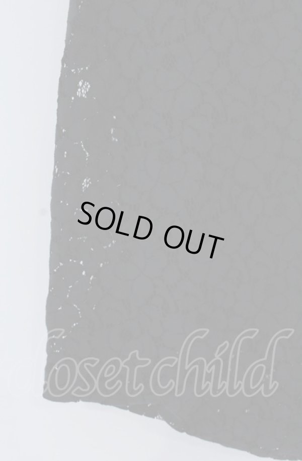 画像2: ヴィヴィアンウエストウッド 中古 / レースジャガードミモレスカート 40 ブラック  O-25-04-06-027-sk-YM-ZH (2)