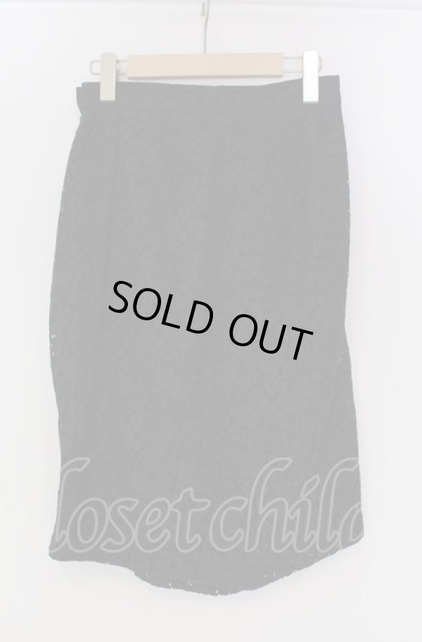 画像3: ヴィヴィアンウエストウッド 中古 / レースジャガードミモレスカート 40 ブラック  O-25-04-06-027-sk-YM-ZH (3)