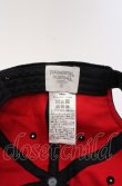 画像4: ヴィヴィアンウエストウッド 中古 / “Conduit Street London” ベロアキャップ  ブラック×ホワイト  O-25-04-06-037-ha-IG-OS (4)