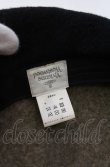 画像4: ヴィヴィアンウエストウッド 中古 / ツートーンベレー帽  ベージュ×ブラック  O-25-04-06-039-ha-IG-OS (4)
