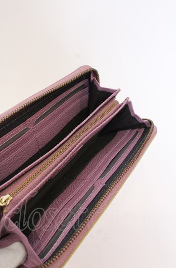 画像5: ヴィヴィアンウエストウッド 中古 / ダブルフラップラウンドファスナー長財布  ラベンダー  O-25-04-06-043-wa-IG-OS (5)