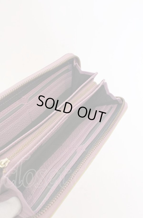 画像5: ヴィヴィアンウエストウッド 中古 / ダブルフラップラウンドファスナー長財布  ラベンダー  O-25-04-06-043-wa-IG-ZH (5)