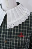 画像2: ヴィヴィアンウエストウッド 中古 / オーガニックスプリーツシャツ 00 グリーンｘホワイト  O-25-04-06-005-bl-YM-OS (2)