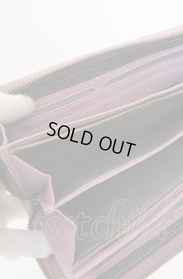 画像8: ヴィヴィアンウエストウッド 中古 / ダブルフラップラウンドファスナー長財布  ラベンダー  O-25-04-06-043-wa-IG-ZH (8)