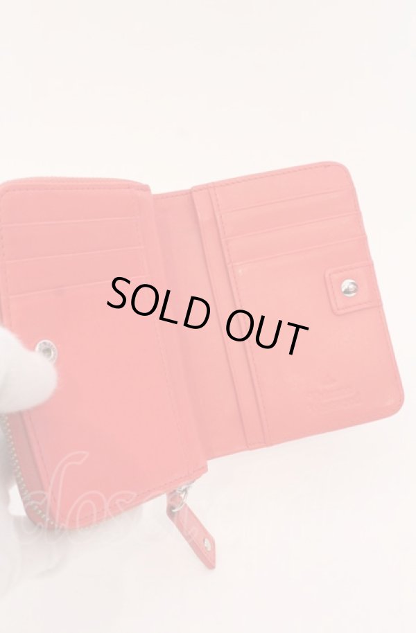 画像4: ヴィヴィアンウエストウッド 中古 / PAINTING BUNNY ショルダーウォレット  レッド  O-25-04-06-044-gd-YM-OS (4)