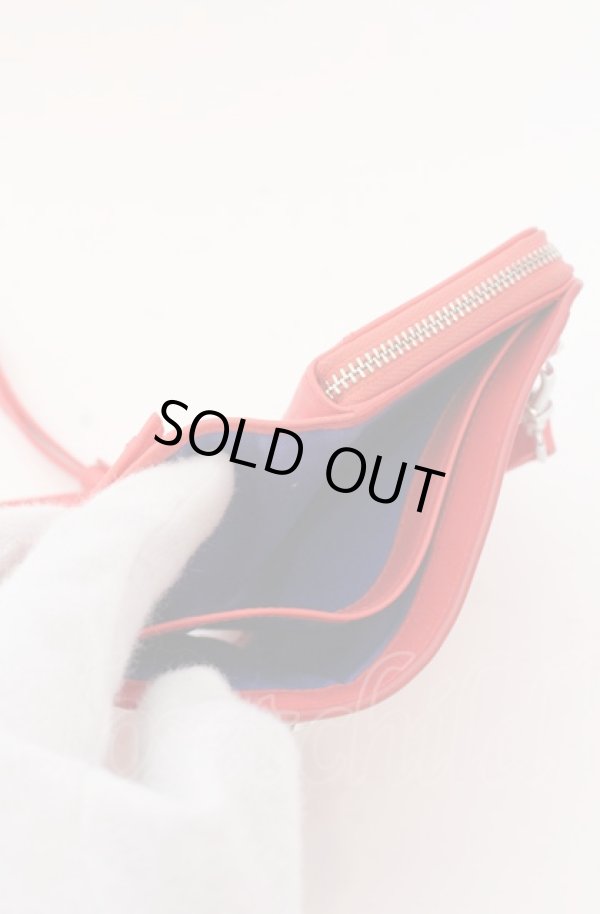 画像6: ヴィヴィアンウエストウッド 中古 / PAINTING BUNNY ショルダーウォレット  レッド  O-25-04-06-044-gd-YM-OS (6)