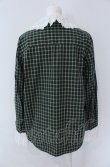 画像3: ヴィヴィアンウエストウッド 中古 / オーガニックスプリーツシャツ 00 グリーンｘホワイト  O-25-04-06-005-bl-YM-OS (3)