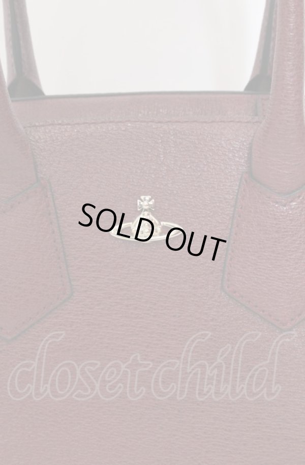 画像2: ヴィヴィアンウエストウッド 中古 / エグゼクティブヤスミンバッグ  ワイン  O-25-04-06-046-ba-IG-ZH (2)