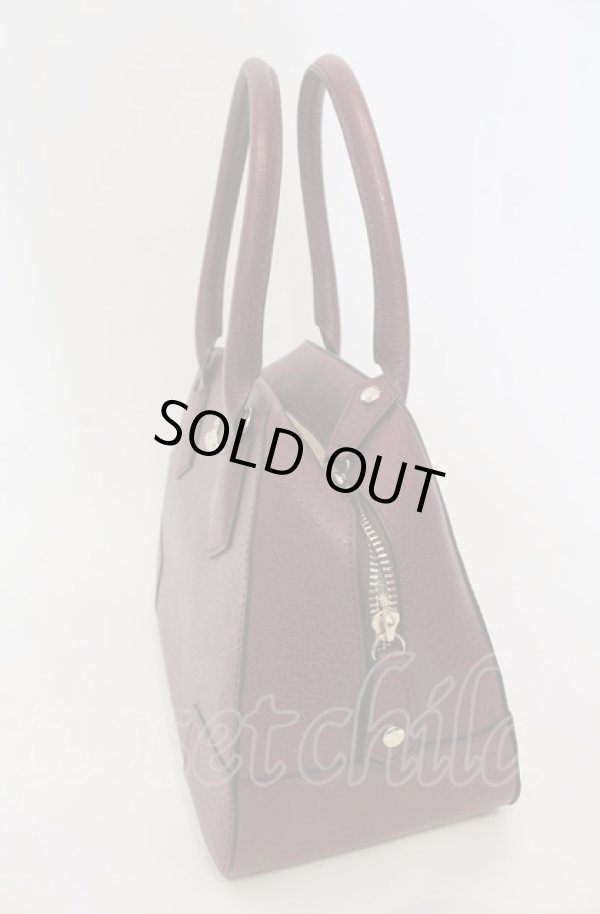 画像3: ヴィヴィアンウエストウッド 中古 / エグゼクティブヤスミンバッグ  ワイン  O-25-04-06-046-ba-IG-ZH (3)