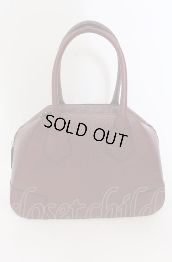 画像4: ヴィヴィアンウエストウッド 中古 / エグゼクティブヤスミンバッグ  ワイン  O-25-04-06-046-ba-IG-ZH (4)