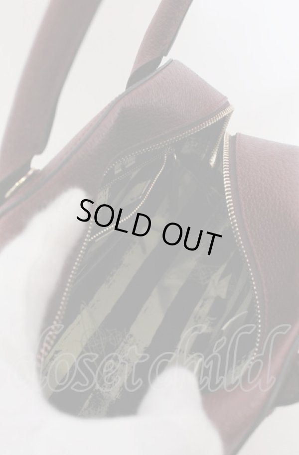 画像6: ヴィヴィアンウエストウッド 中古 / エグゼクティブヤスミンバッグ  ワイン  O-25-04-06-046-ba-IG-ZH (6)