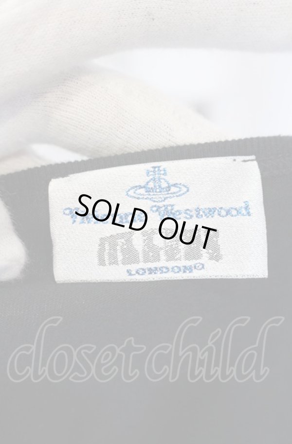 画像5: ヴィヴィアンウエストウッド MAN 中古 / バックプリントTシャツ  ブラック  O-25-04-06-014-ts-YM-OS (5)