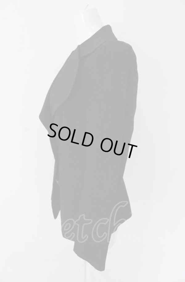 画像2: ヴィヴィアンウエストウッド 中古 / ヴィンテージ強撚ツイルドライワッシャージャケット 01 ブラック  O-25-04-06-002-jc-YM-OS (2)