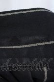画像6: ヴィヴィアンウエストウッド MAN 中古 / PINHEAD STRIPE アシンメトリーケープシャツ  ブラック  O-25-04-06-021-bl-YM-OS (6)