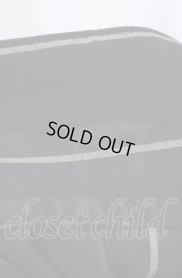 画像6: ヴィヴィアンウエストウッド MAN 中古 / PINHEAD STRIPE アシンメトリーケープシャツ  ブラック  O-25-04-06-021-bl-YM-OS (6)