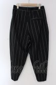画像2: ヴィヴィアンウエストウッド MAN 中古 / PINHEAD STRIPE ガーデナートラウザーズパンツ 46 ブラック  O-25-04-06-022-pa-YM-OS (2)