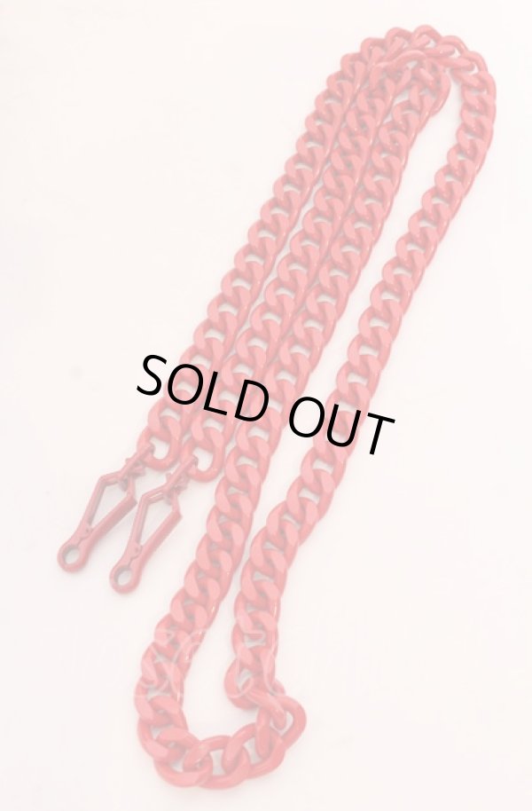 画像6: ヴィヴィアンウエストウッド 中古 / MINI YASMINE CHAIN バッグ  レッドxレオパード  O-25-04-13-020-ba-YM-ZH (6)