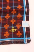 画像2: ヴィヴィアンウエストウッド 中古 / ハンカチーフ  オレンジ　クローバー  O-25-04-13-029-gd-YM-OS (2)