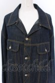 画像2: ヴィヴィアンウエストウッド Anglomania and Lee 中古 / LOVEROCK シャツ ワンピース S インディゴ  O-25-04-13-004-op-YM-OS (2)