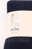 画像3: ヴィヴィアンウエストウッド 中古 / バルキーリブタイツ M〜L ダークネイビー  O-25-04-13-039-gd-IG-ZH (3)