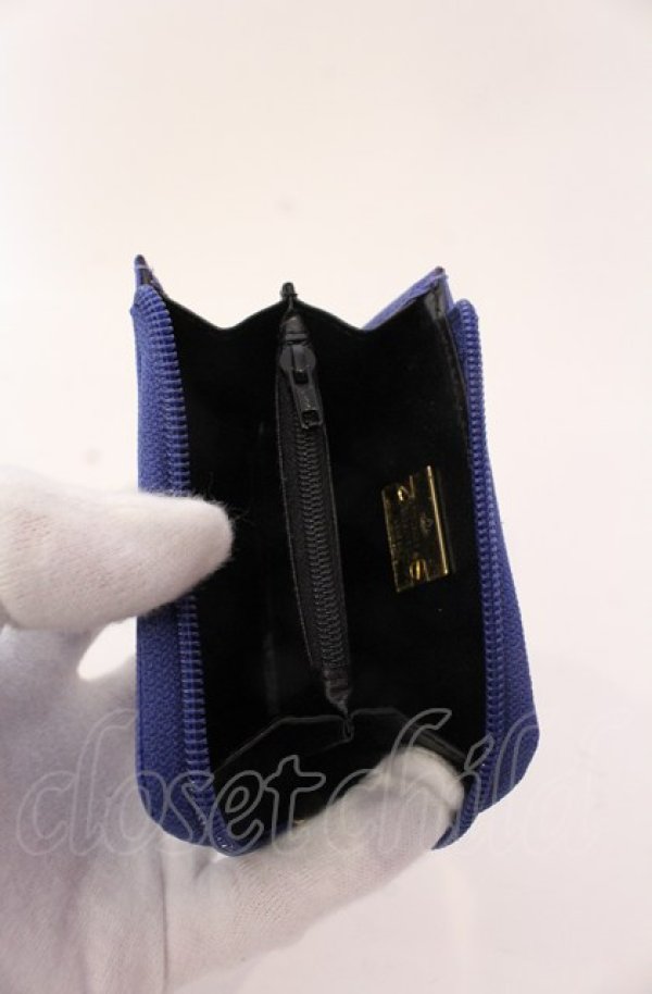 画像3: ヴィヴィアンウエストウッド 中古 / SAFFIANO レザーコインケース  ブルー  O-25-04-13-050-wa-YM-OS (3)