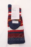 画像2: ヴィヴィアンウエストウッド 中古 / ボーダーリブソックス 22.5-24.5 ホワイト系マルチ  O-25-04-13-055-gd-YM-OS (2)